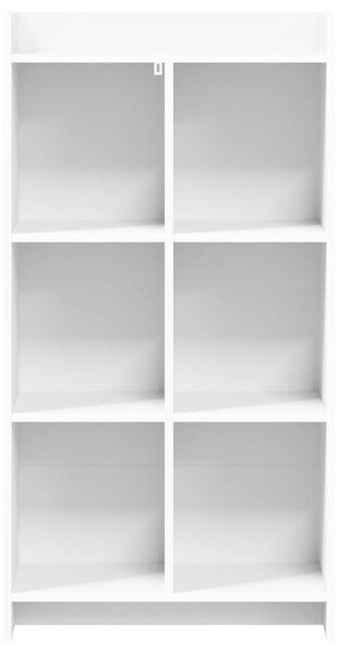Könyvszekrény Fehér 59 x 30 x 111 cm Szerelt Fa