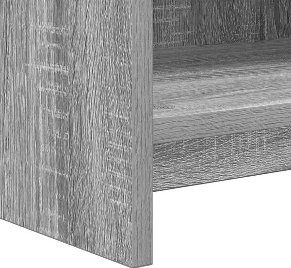 TV szekrény 168 x 33 x 47 cm Szürke Sonoma Szerelt Fa
