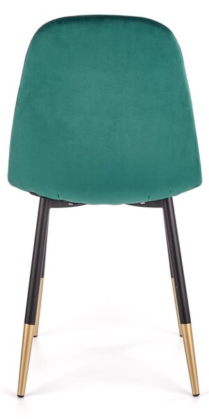 K379 étkezőszék (Szín: sötétzöld)