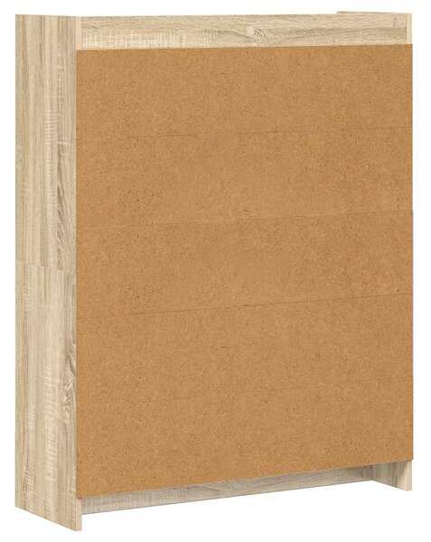 Könyvszekrény Sonoma Tölgy 87,5 x 30 x 111 cm Szerelt Fa