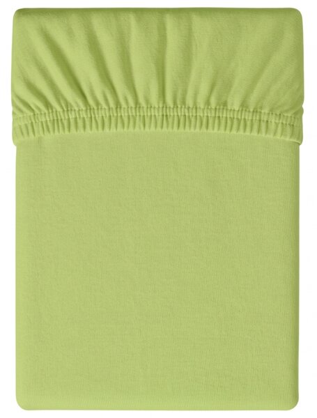 Jersey lepedő pisztácia 90 x 200 cm