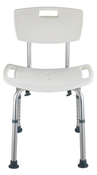 Stool With Back zuhanyszék háttámlával, 54 x 49 cm - Wenko