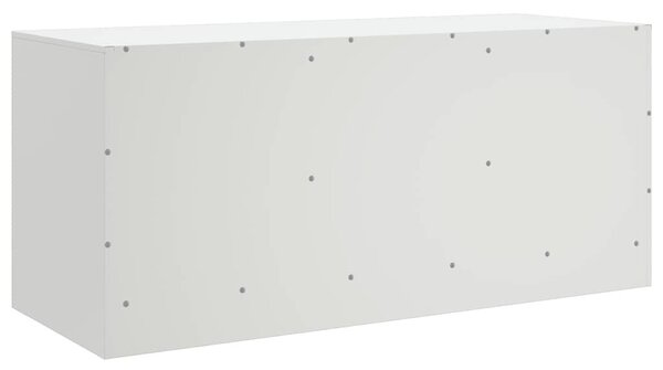 Fehér acél TV-szekrény 99 x 39 x 44 cm