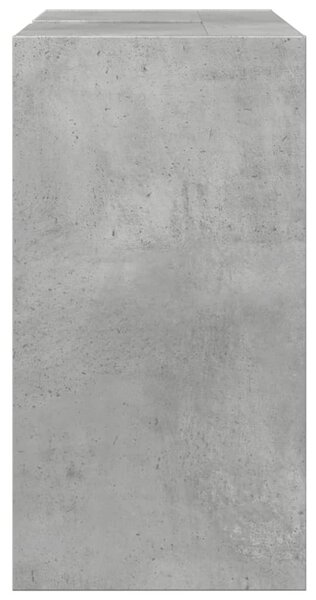 Betonszürke szerelt fa mosdószekrény 63 x 29 x 55 cm