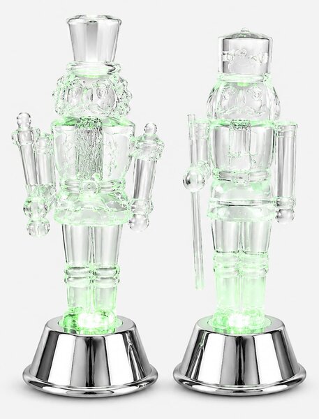 Sinsay - Karácsonyi LED dekorációs szett diótörő figura formában 2 pack - fehér
