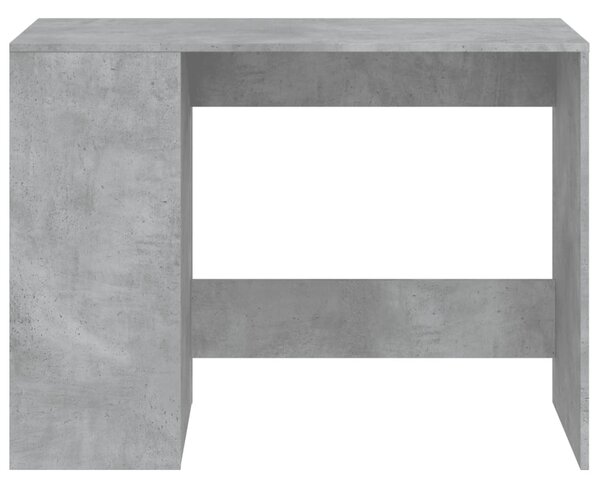 Betonszürke szerelt fa íróasztal 102x50x75 cm