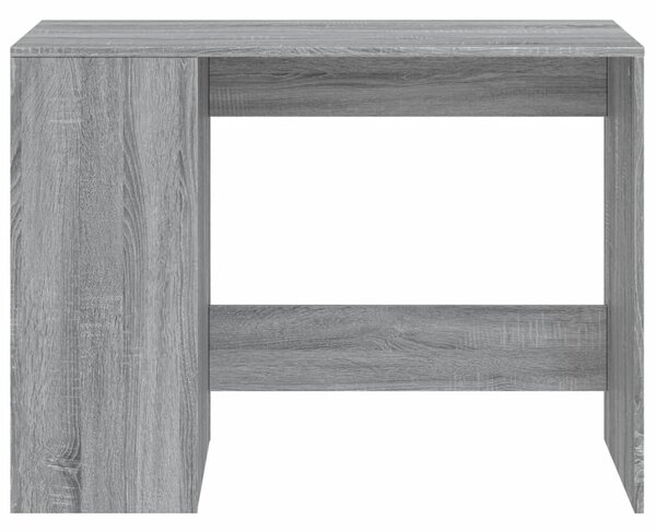 Szürke sonoma színű szerelt fa íróasztal 102x50x75 cm