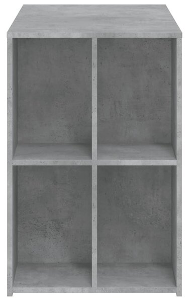 Betonszürke szerelt fa íróasztal 102x50x75 cm