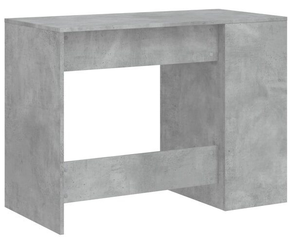 Betonszürke szerelt fa íróasztal 102x50x75 cm