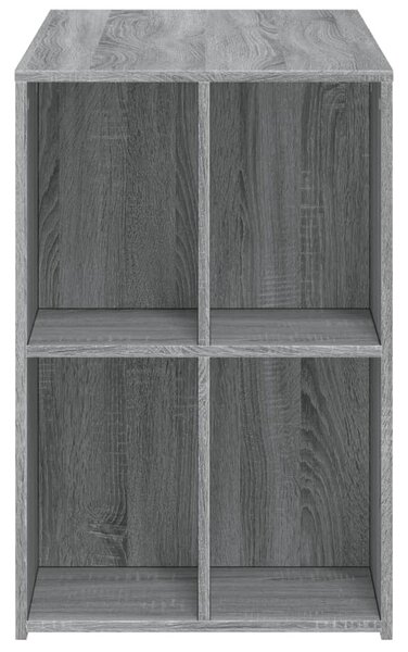 Szürke sonoma színű szerelt fa íróasztal 102x50x75 cm