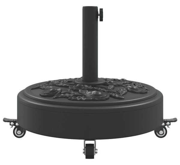 Görgős kerek napernyőtalp rúdhoz Ø38 / 48 mm 27 kg