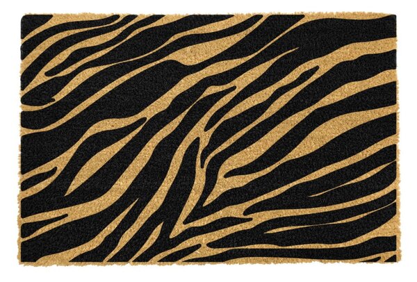 Zebra természetes kókuszrost lábtörlő, 40 x 60 cm - Artsy Doormats
