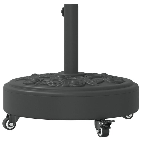 Görgős kerek napernyőtalp rúdhoz Ø38 / 48 mm 27 kg