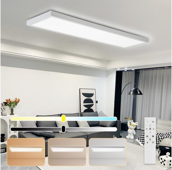 Brilagi Brilagi-LED Dimmelhető fürdőszobai lámpa FRAME SMART LED/50W/230V IP44 fehér + távirányító BG0696