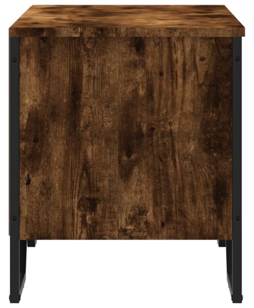 Füstös tölgy színű szerelt fa cipőszekrény 90 x 38 x 45,5 cm