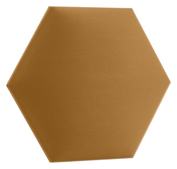 Kárpitozott panel - Hatszög - 30x26cm Szín: Barna