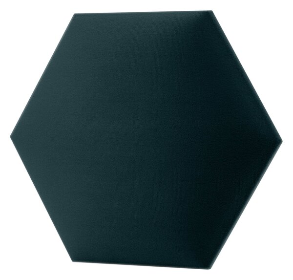 Kárpitozott panel - Hatszög - 40x35cm Szín: Fekete