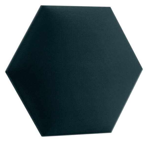 Kárpitozott panel - Hatszög - 40x35cm Szín: Fekete