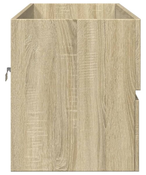 Sonoma tölgy szerelt fa fürdőszobai mosdószekrény 100x38,5x45cm