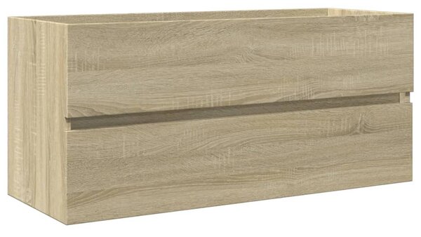 Sonoma tölgy szerelt fa fürdőszobai mosdószekrény 100x38,5x45cm