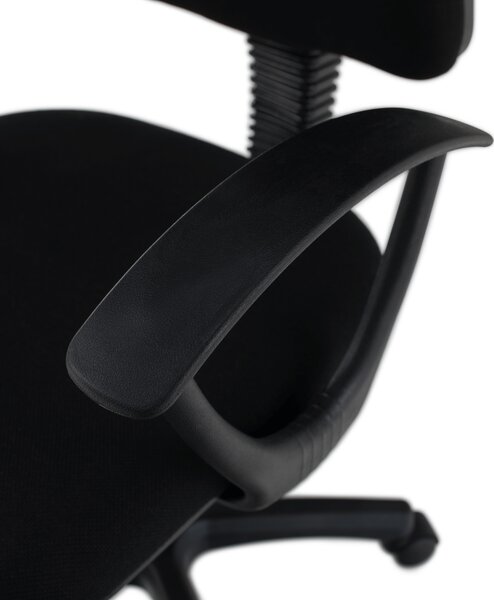 KONDELA Irodaiszék, fekete, COLBY NEW