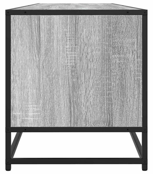 Szürke sonoma színű szerelt fa TV-szekrény 180,5 x 40 x 46 cm