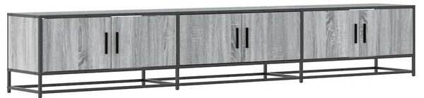 Szürke sonoma színű szerelt fa TV-szekrény 240 x 35 x 41 cm
