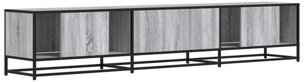 Szürke sonoma színű szerelt fa TV-szekrény 210 x 35 x 41 cm