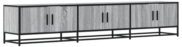 Szürke sonoma színű szerelt fa TV-szekrény 210 x 35 x 41 cm