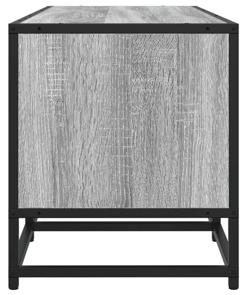 Szürke sonoma színű szerelt fa TV-szekrény 210 x 35 x 41 cm