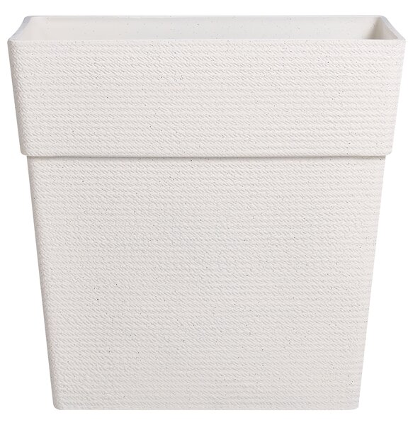 Kétdarabos virágcserép szett NIGELLIA 42 cm Törtfehér