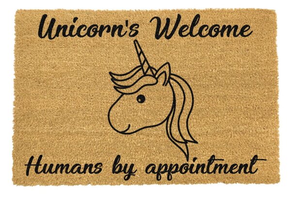 Unicorns Welcome lábtörlő, 40 x 60 cm - Artsy Doormats