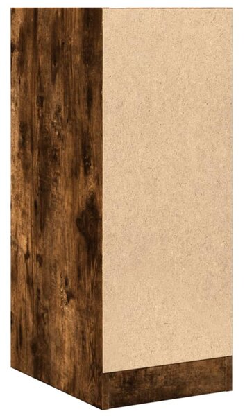 Füstös tölgy színű szerelt fa patikaszekrény 30 x 41 x 77,5 cm