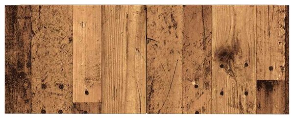 2 db antik fa színű falra szerelhető TV-szekrény 80 x 30 x 30cm