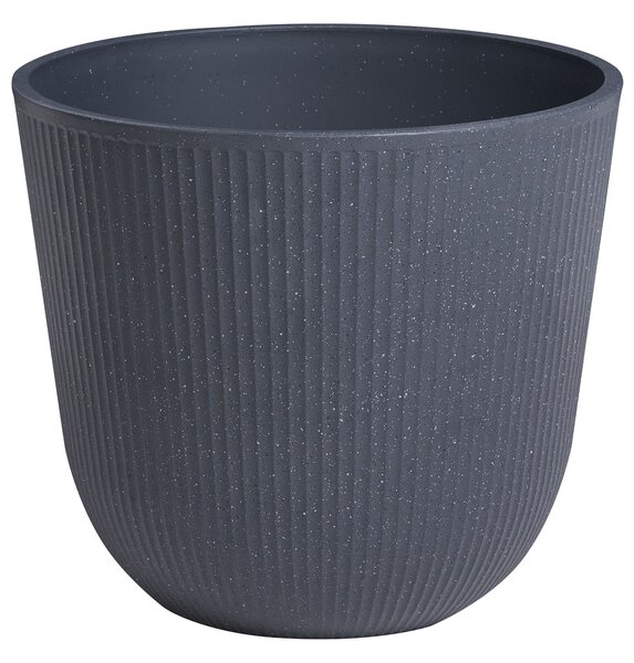 Kétdarabos virágcserép szett DRABA 44 cm Fekete