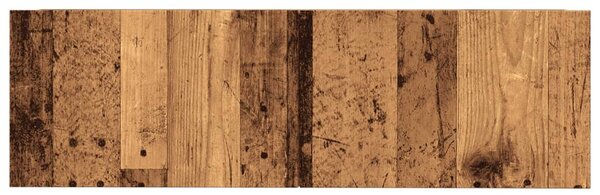 2 db antik fa színű falra szerelhető TV-szekrény 100x30x30 cm