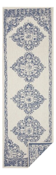 Cofete kék-krémszínű kültéri szőnyeg, 80 x 250 cm - NORTHRUGS