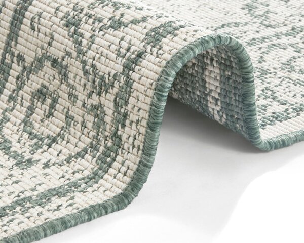Cebu zöld-krémszínű kültéri szőnyeg, 120 x 170 cm - NORTHRUGS