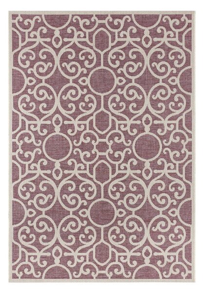 Nebo lila-bézs kültéri szőnyeg, 140 x 200 cm - NORTHRUGS