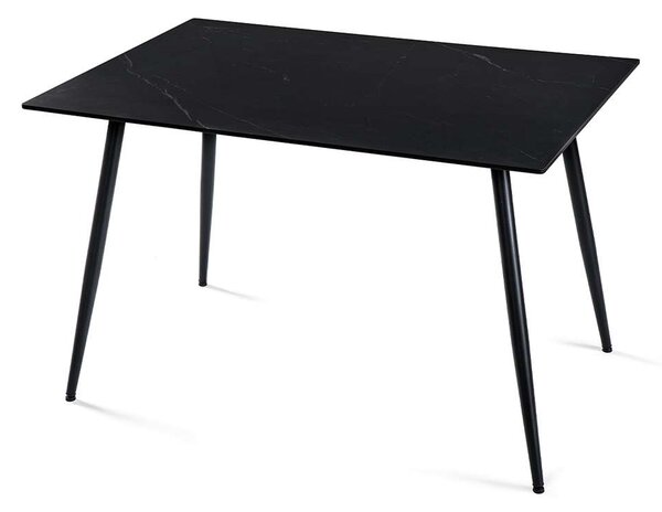 Benetutti étkezőgarnitúra 4+1, fekete / sárga