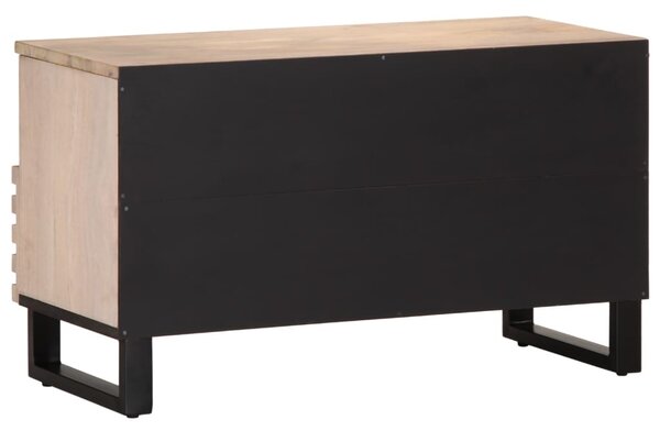 Tömör mangófa TV-szekrény 80 x 34 x 46 cm