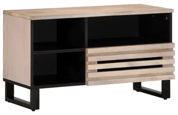 Tömör mangófa TV-szekrény 80 x 34 x 46 cm