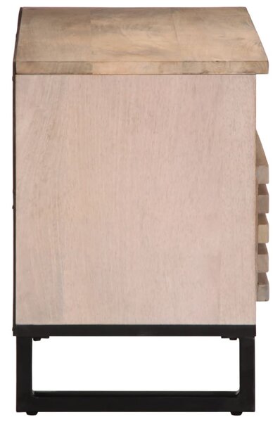 Tömör mangófa TV-szekrény 80 x 34 x 46 cm