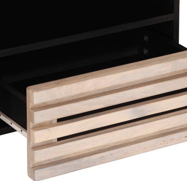 Tömör mangófa TV-szekrény 80 x 34 x 46 cm
