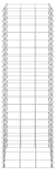 VidaXL 3 db vas gabion magaságyás 30 x 30 x 100 cm