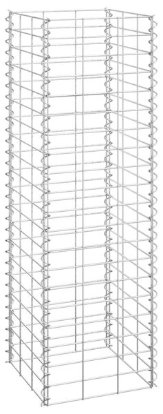 VidaXL 3 db vas gabion magaságyás 30 x 30 x 100 cm