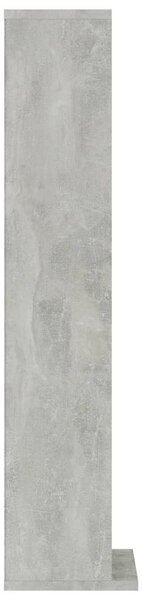 Betonszürke szerelt fa CD-szekrény 21 x 20 x 88 cm