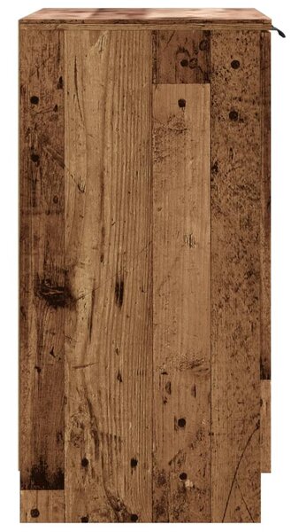 Antik fa színű szerelt fa cipőszekrény 59 x 35 x 70 cm
