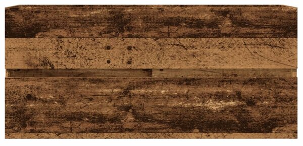 Antik fa színű szerelt fa mosdószekrény 100 x 38,5 x 45 cm