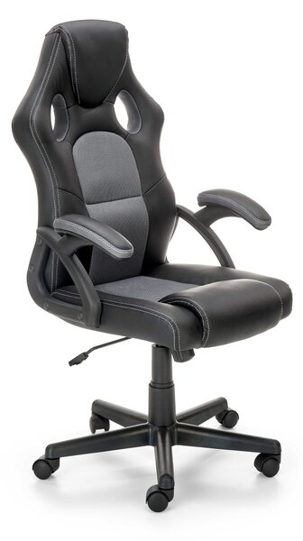 Berkel gaming forgószék, billenő mechanika (Szín: fekete/szürke)